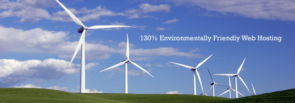 Environmentally friendly Web Hosting