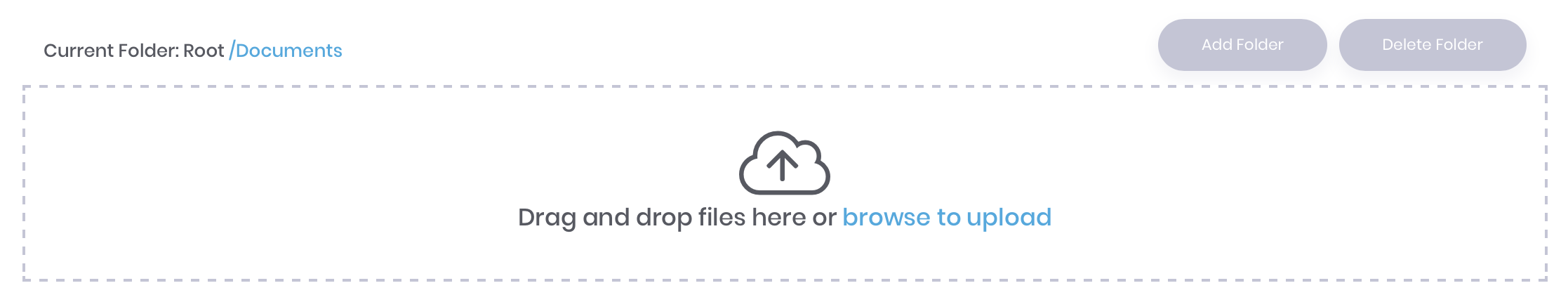 File upload box screenshot